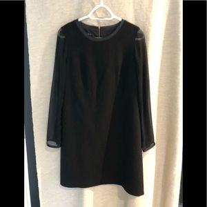 Judith and Charles dress, sheer sleeves 8